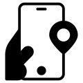 real-time-tracking-icon-vector